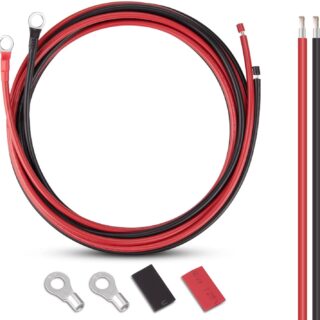 Gerich 1 Piece for Anderson Cord Adapter 100cm-12AWG Connector Cable Kit 